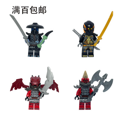 LEGO乐高幻影忍者71834赞的高科技组合式机甲人仔寇罗克特龙战士