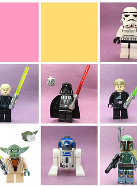 LEGO乐高 星球大战 75174 75291 人仔 波巴菲特 卢克 尤达 R2-D2