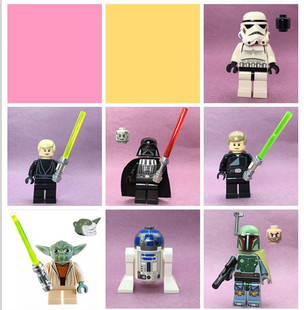 LEGO乐高 星球大战 75174 75291 人仔 波巴菲特 卢克 尤达 R2-D2