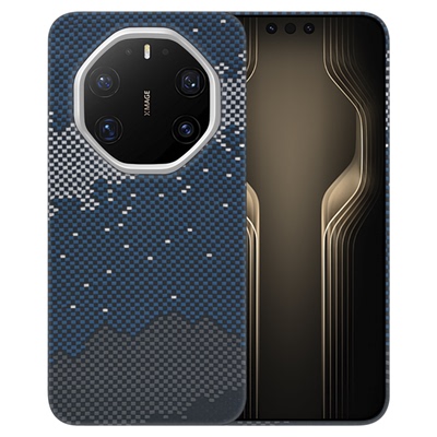 适用于华为非凡大师Mate80RS原创夜光凯夫拉芳纶手机壳散热超轻薄防滑摔600D细纹全包碳纤维裸机手感硬保护套