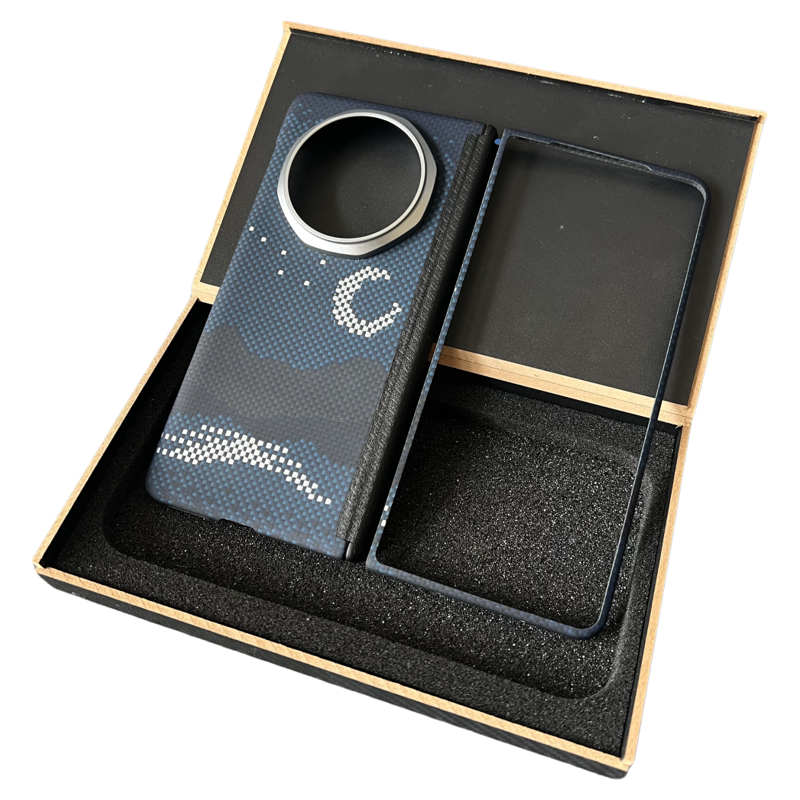 荣耀MagicV5凯夫拉夜光手机壳
