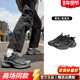 休闲鞋 天际乔丹厚底老爹鞋 新款 灰黑色男生运动鞋 男鞋 增高2026春季