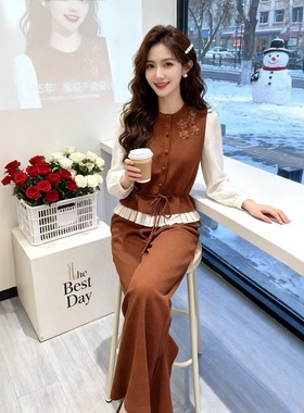 格琳86006商场同款2026春季新款高端女年轻妈妈气质减龄显瘦套装