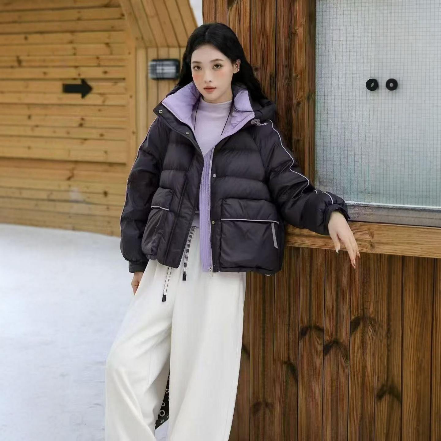 连帽短款棉服女2025冬季新款连帽宽松百搭面包服外套石墨烯云绒,女装/女士精品,棉衣/棉服,淘宝优惠券,粉丝福利购,淘宝优惠卷