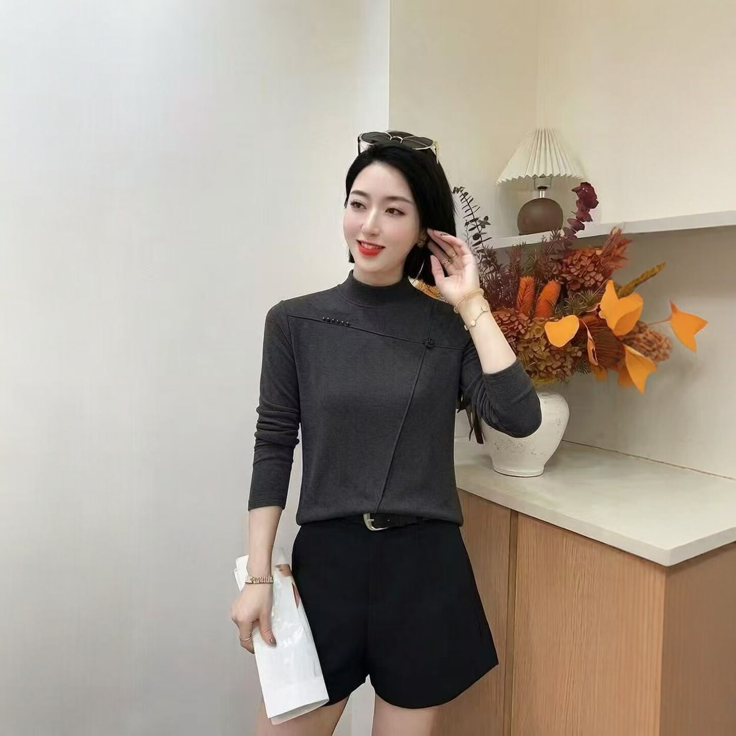 修身显瘦气质名媛女装时尚减龄