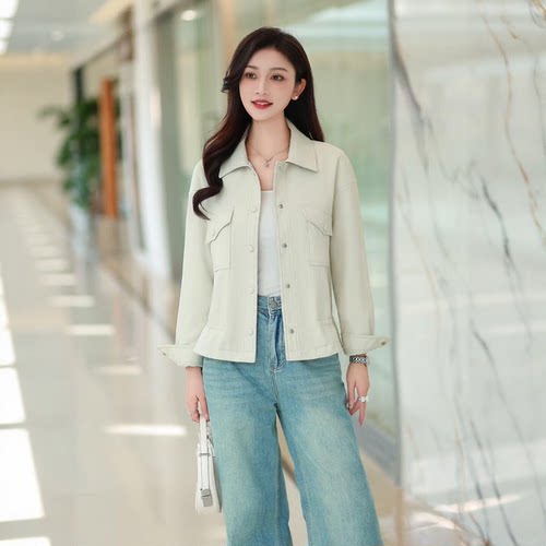 春季高端年轻妈妈减龄显瘦外套