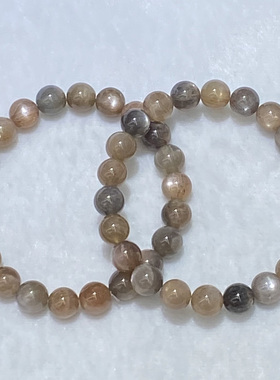 天然彩骨干手串时尚小清新百搭