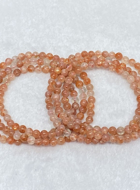 天然阿鲁沙三圈手串时尚小清新