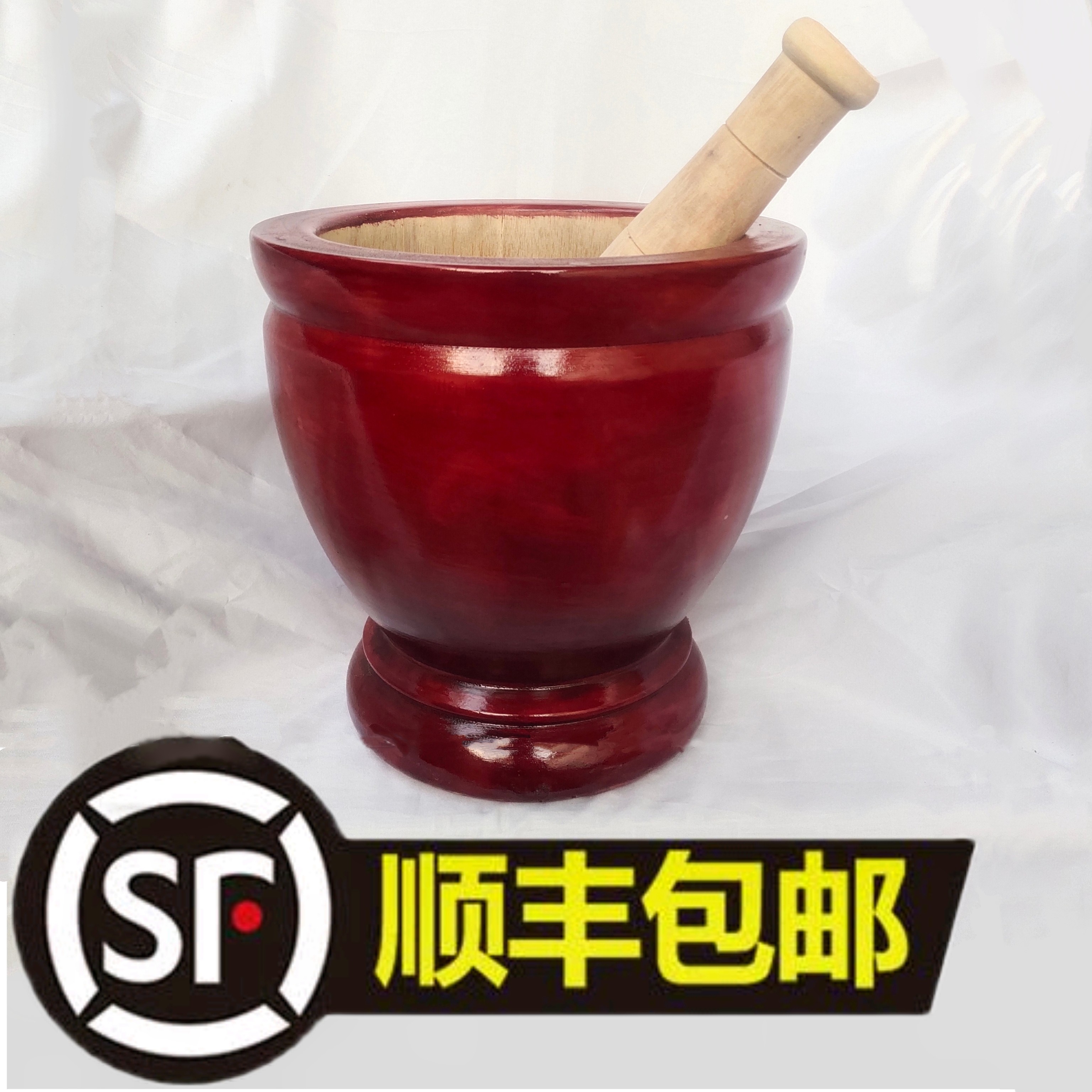 顺丰包邮泰国舂桶舂鸡脚工具微瑕傣族景颇族厨房用品对窝研臼圆臼