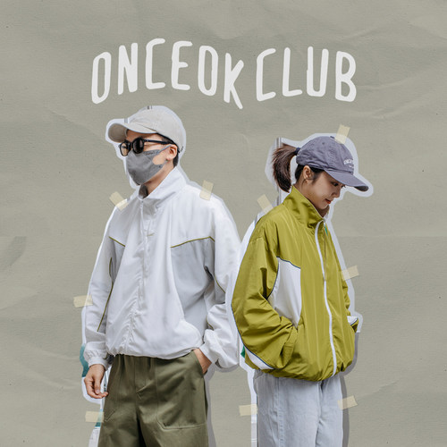 玩樂局Onceok撞色短款运动夹克