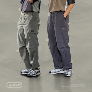249元 新品 任选三件 子男夏季 直筒休闲裤 高街降落伞兵裤