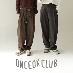 249元 显瘦休闲萝卜免烫纯色裤 任选三件 男女同款 子 磨毛西裤