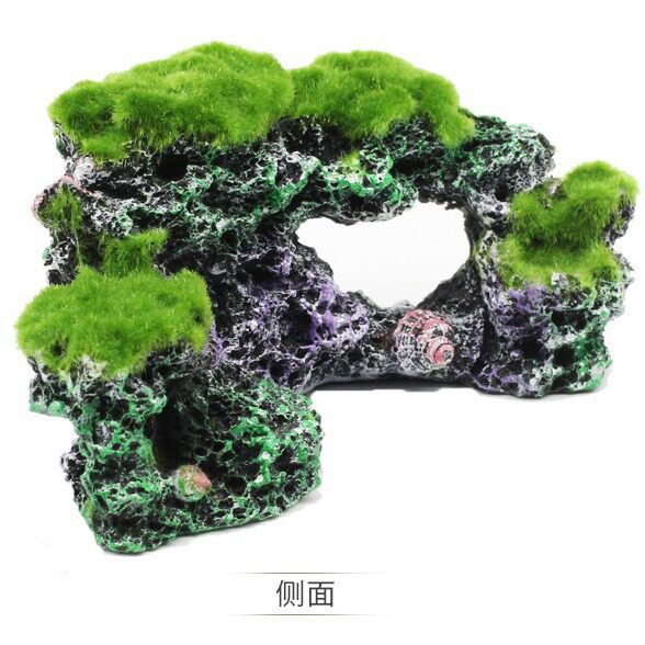 鱼缸装饰仿真青苔珊瑚礁仿真假山仿真珊瑚装饰品海水造景珊瑚款