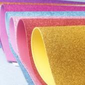 1米X1米 金粉手工纸 亮粉纸彩色海绵纸 泡沫纸 橡塑纸 背景纸 2mm