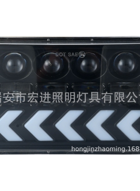 远光+近光 5英寸60w 方灯牧马人汽车改装led大灯摩托车大灯左灯