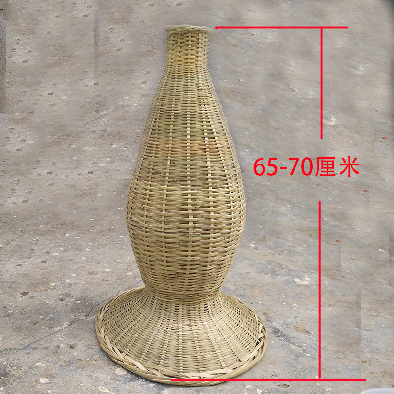 竹编黄鳝笼泥鳅笼工具倒须竹笼虾笼鱼篓装饰道具娄鱼笼大虾笼
