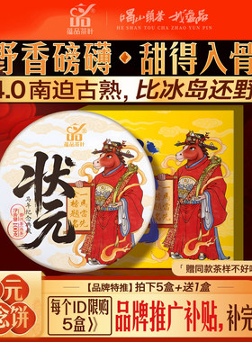 2020年冰岛南迫古树熟茶100g盒装