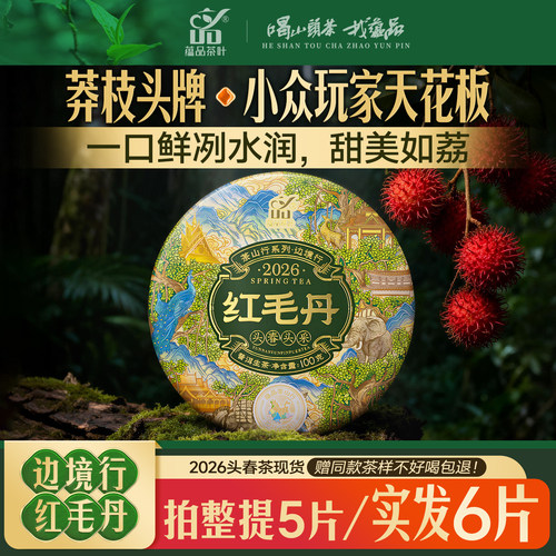 2026年头春茶红毛丹古树生茶100g