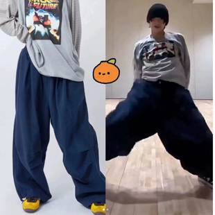 韩国东大门代购男装TXT崔然竣同款BIO休闲裤roucohouse双捏褶设计