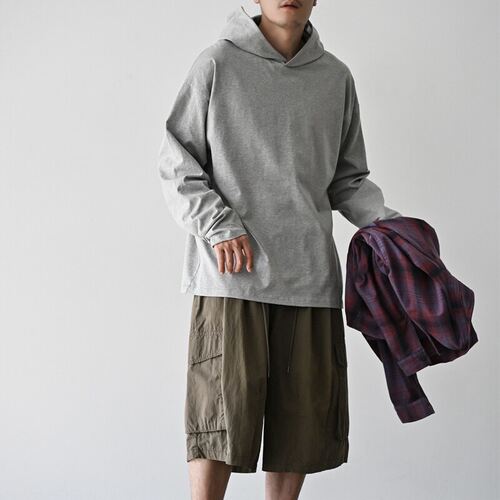 男装东大门长袖T恤连帽简