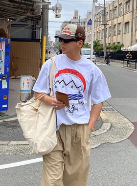 男装东大门短袖T恤复古减