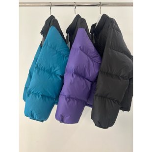 小北韩国代购男装东大门羽绒服立领拼色压纹双拉链大口袋百搭外套