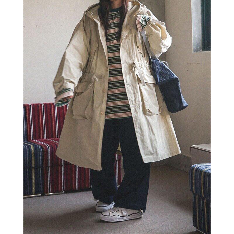 小北韩国代购男装东大门12G家品质立体双口袋收腰中长款风衣外套