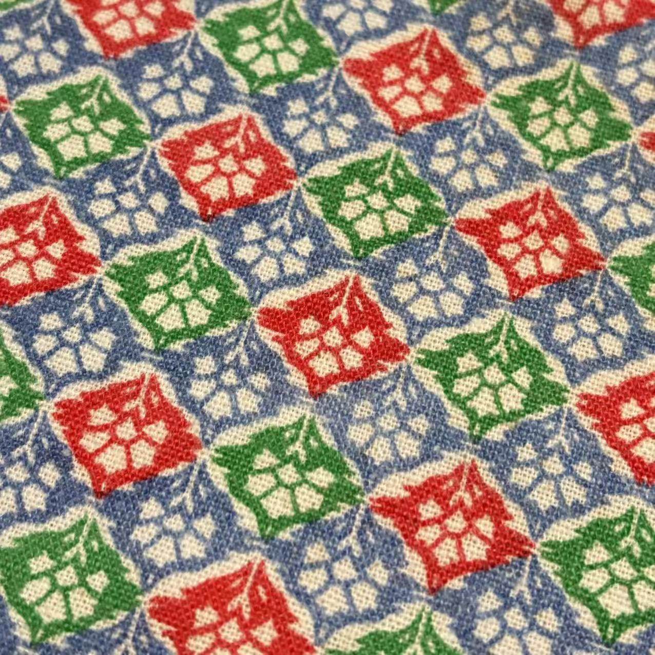 海外畅销【收藏】1930年代美国制造 古董布料 C039