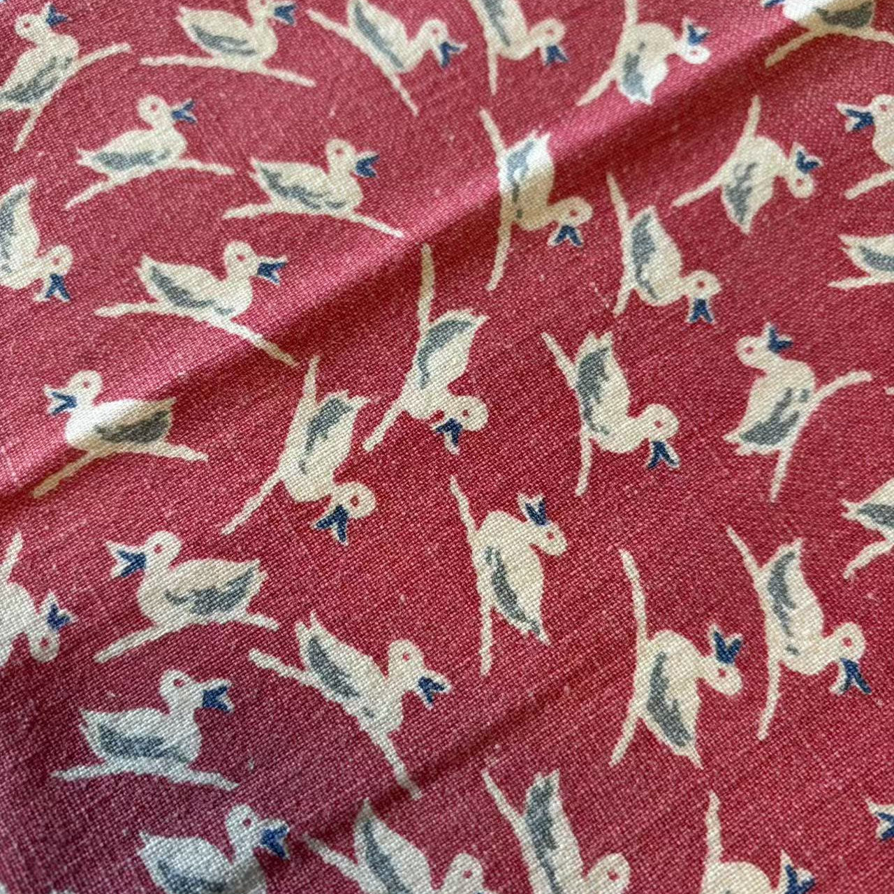 【收藏】1930年美国制造 原版古董布料 大尺寸可连裁 A955