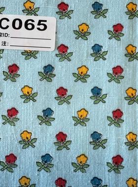 【售完展示】1930年美国制造 原版古董布料 大尺寸可连裁 C065