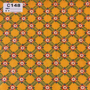 收藏 大尺寸可连裁 1930年美国制造 古董布料 C148 原版