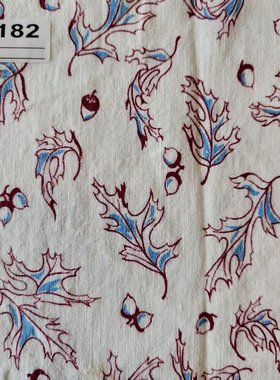 【收藏】1930年美国制造 原版古董布料 可连裁 紫色系 C182