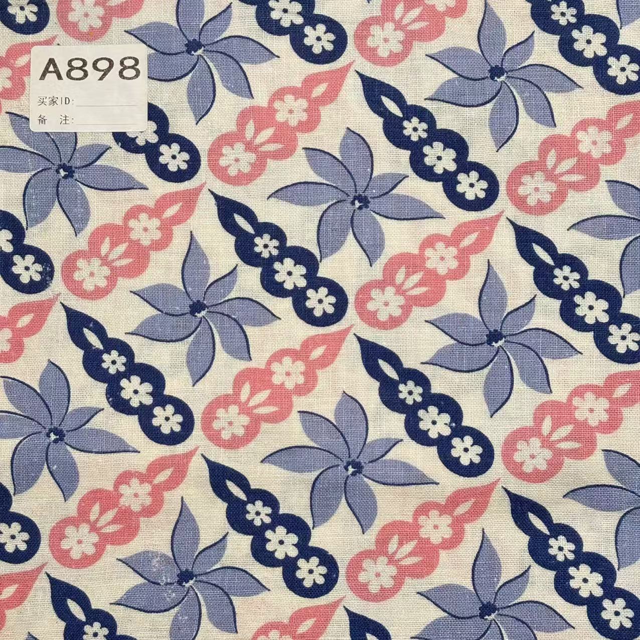 【收藏】1930年代美国制造 原版古董布料 大尺寸可连裁 A898