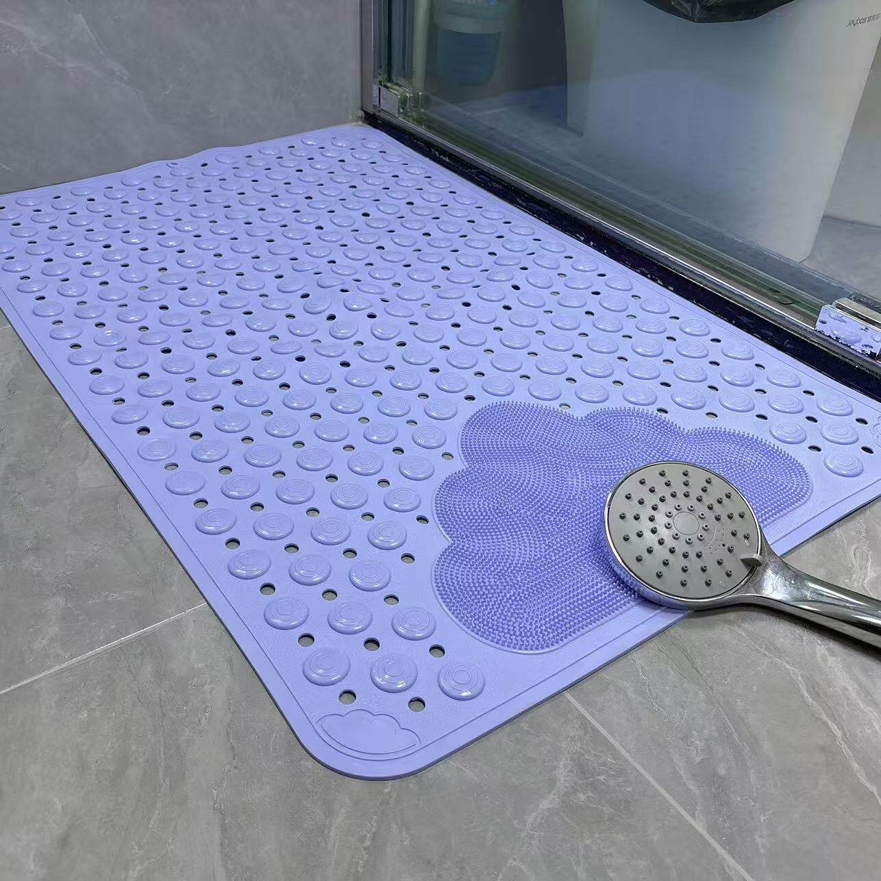 地垫带吸盘洗澡浴室老人卫生间防滑垫淋浴厕所洗手间防摔垫浴缸垫