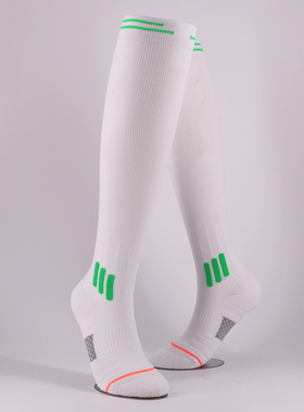 Findcool棉质毛巾底压缩运动袜女中筒小腿袜舒适防滑跑步跳绳登山