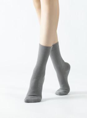 2双装春夏薄款瑜伽袜普拉提运动袜防滑地板袜莫兰迪色系轻奢风