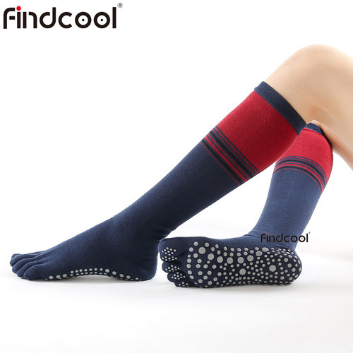 findcool包趾专业硅胶防滑瑜伽袜