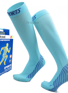 Findcool专业马拉松跑步运动袜夏季透气户外越野骑行减压袜压缩袜