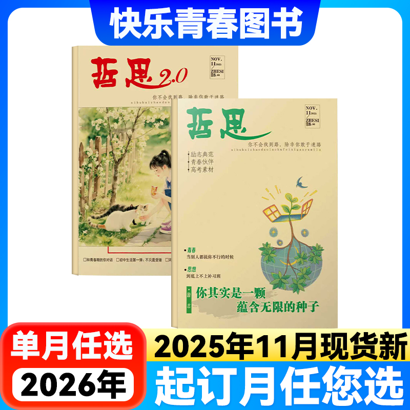 哲思杂志单本文学读物期刊