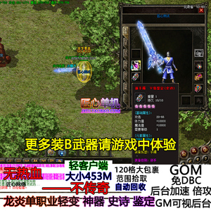 龙炎单职业轻变神器史诗鉴定版pc