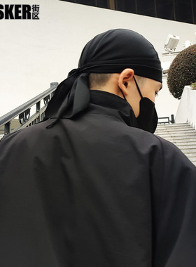 durag包头巾Hiphop西海岸黑人街头个性匪帮说唱bboy街舞海盗套帽