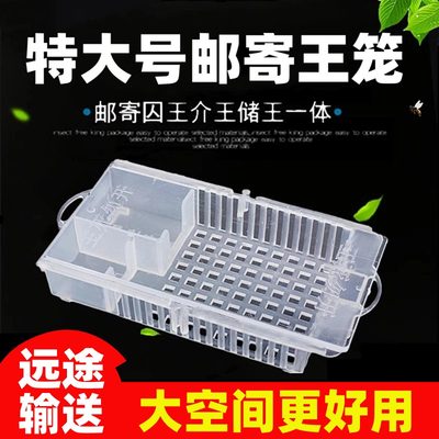 王笼邮寄蜂王专用多功能塑料囚王笼大号中意蜂养蜂工具蜂新式王笼