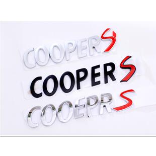 适用于宝马mini车贴迷你车标金属coopers运动升级尾标车身贴