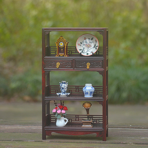 苏工仿古红木家具模型摆件