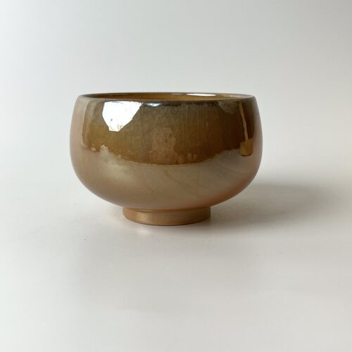 130ml柴烧主人杯1216中白泥手工品茗杯子无釉裸烧落灰客杯材烧