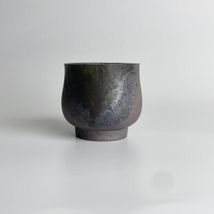 70ml柴烧主人杯子红珍珠薄胎手工品茗1041无釉裸烧落灰客杯材烧