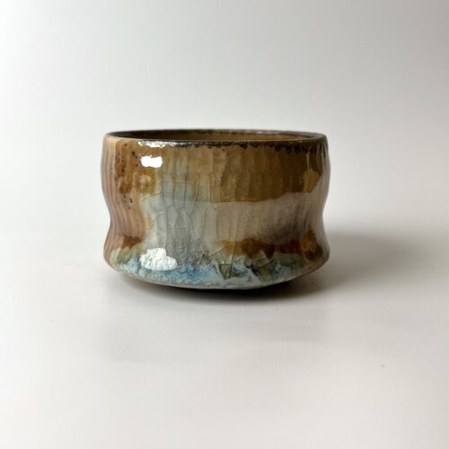 140ml柴烧主人杯1133陶泥手工品茗杯子无釉裸烧落灰客杯材烧