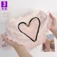 春夏薄款 爱心蕾丝内裤 少女性感镂空日系甜美棉裆中腰纯欲风三角裤