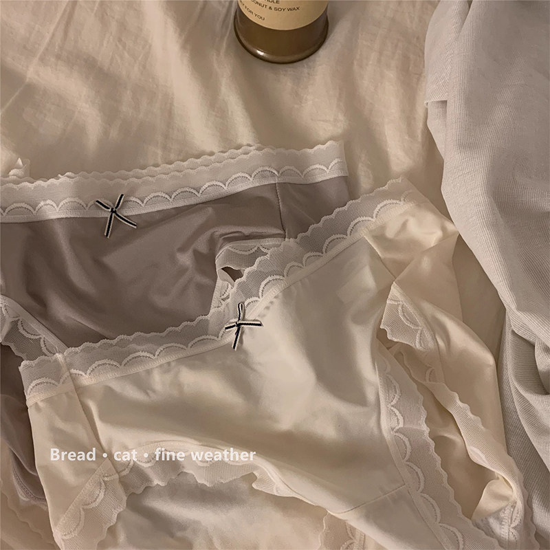 日系少女奶油纯欲内裤中腰包臀