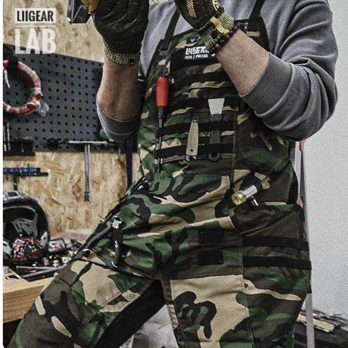 LiiGear新品战术背带裤围裙户外露营工作休闲迷彩molle